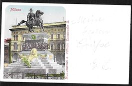 Milano Monumento a Vittorio Emanuele II. mit Hotelstempel