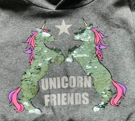 H&M Maglioni & Felpe: H&M Mädchen Pullover mit Einhorn-Motiv, Gr. 146/152 – Usato da Zuzwil SG venduto da Zaubertipps 1