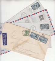 Kanada - Schweiz 1947 - 1957, 4 Briefe