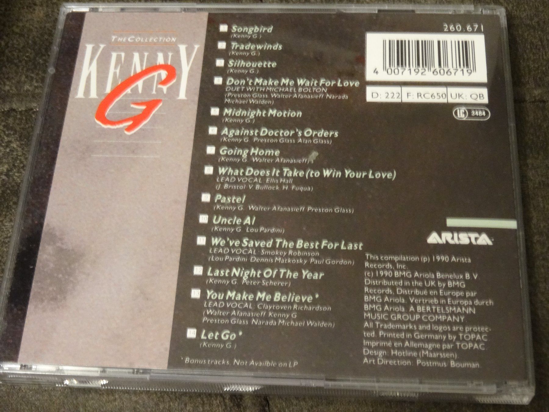 CD: Kenny G - The Collection CD – Usato da Olten venduto da Disc-Ausverkauf 1