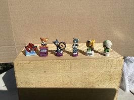 6 Sammelfiguren aus Porzelan
