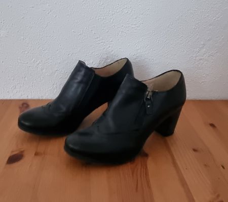 Stiefelette Leder Roberto Santi - Gr. 35 - Absatz 6 cm