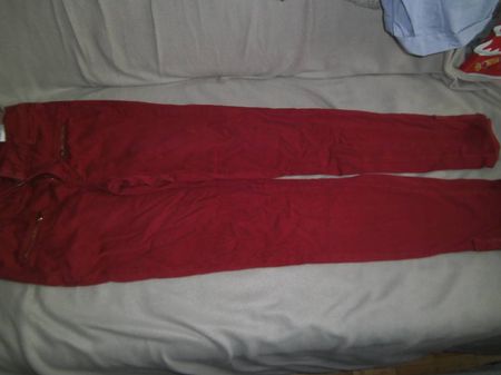Jeans Hose rot gr. 34