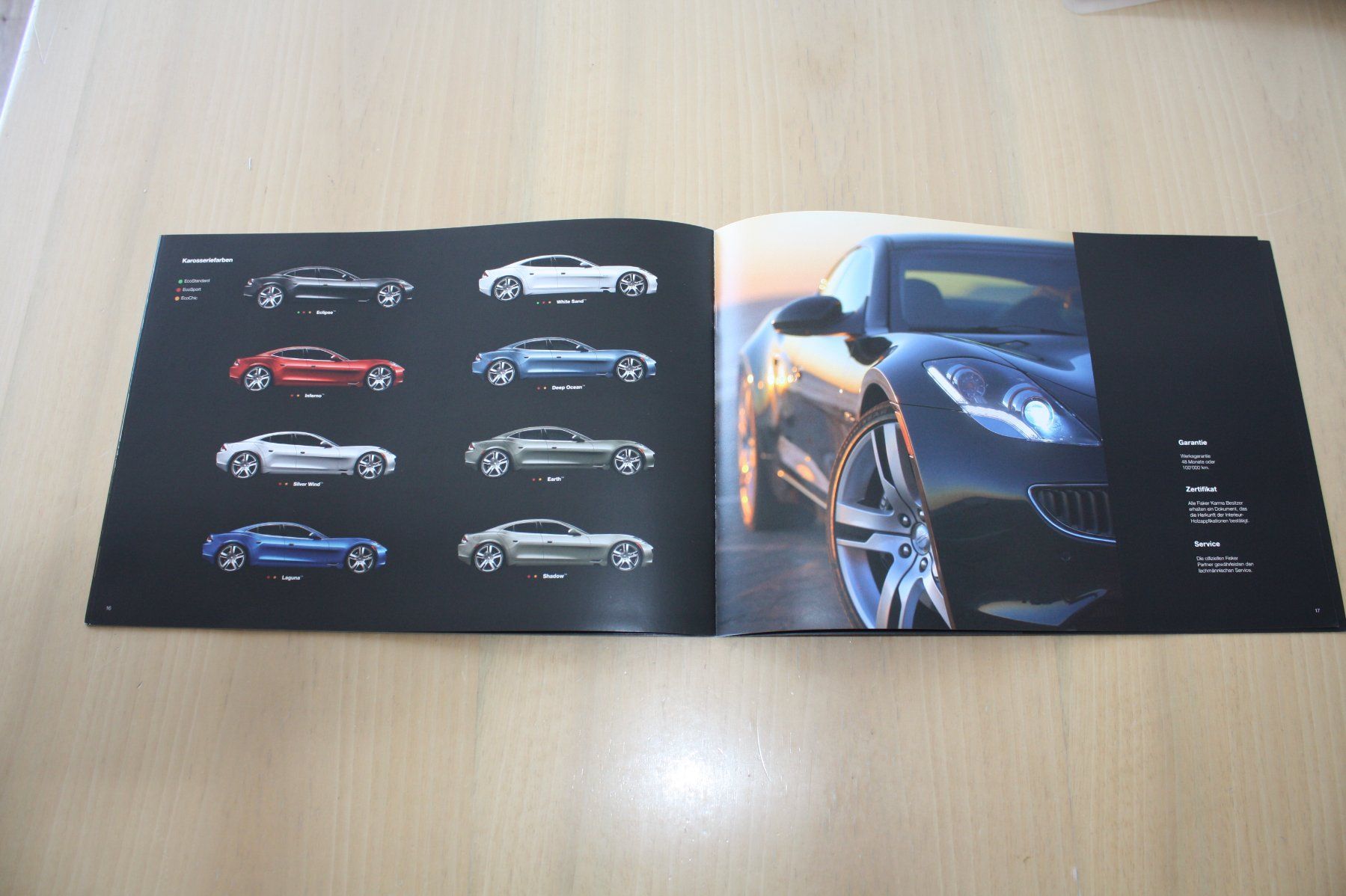 Documents: Fisker Karma Prospekt 2012 – D'occasion à Wikon par erwin400 9