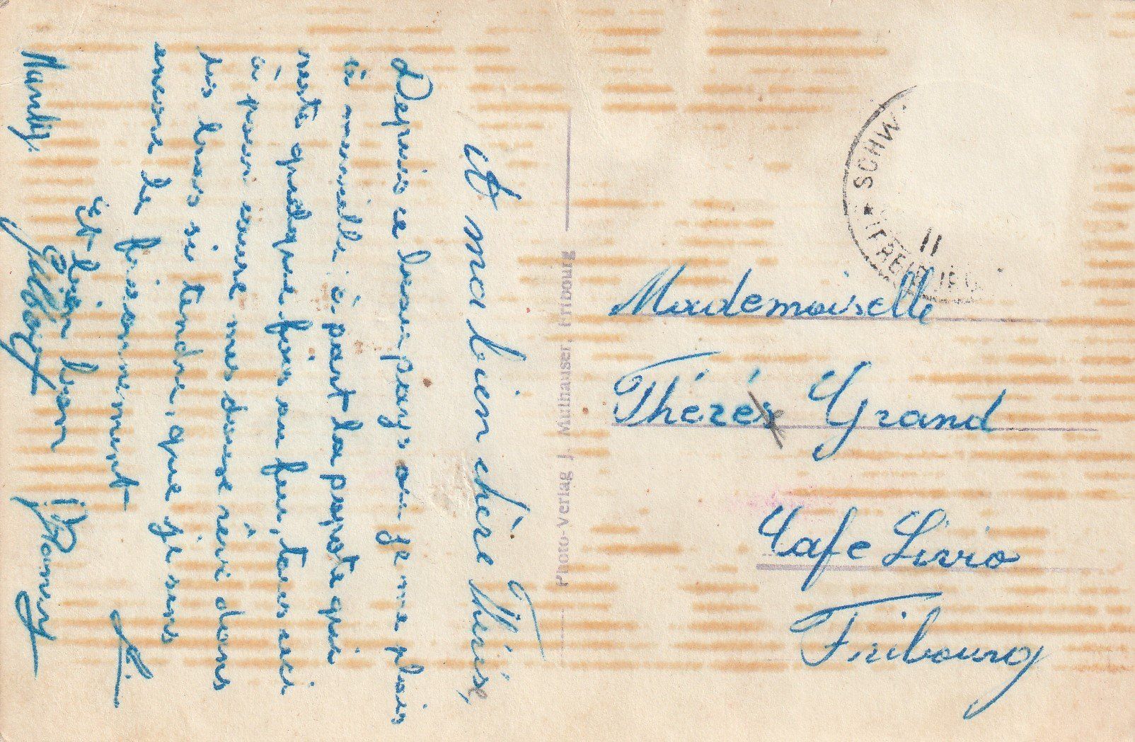 Cartoline postali: AK Schwarzsee - gelaufen – Usato da Fribourg venduto da schnalla92 1
