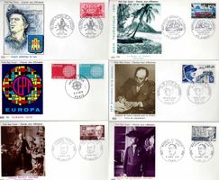 6 Stück FDC Frankreich
