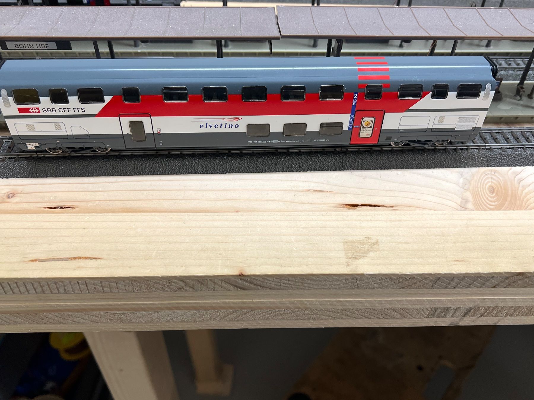 Hag Modellini di ferrovie: HAG Doppelstockwagen 2. Klasse – Usato da Andelfingen venduto da ban_w6sb 6