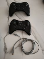 2x Nintendo Wii U Pro Controller - Original   mit Ladekabel