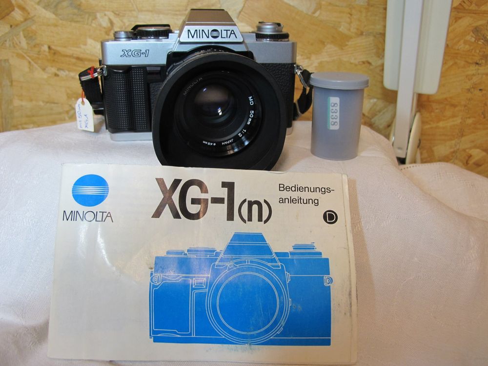 Minolta XG1 inkl. 50mm / MD 12 Objektiv und Manual Kaufen auf Ricardo