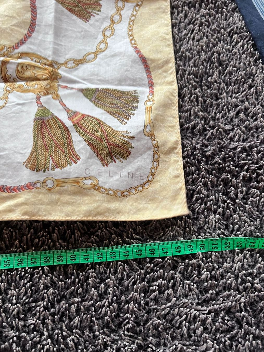 Celine Foulard & Sciarpe: Céline Vintage Tuch 49x49 Baumwolle – Usato da Winterthur venduto da Dejv 2