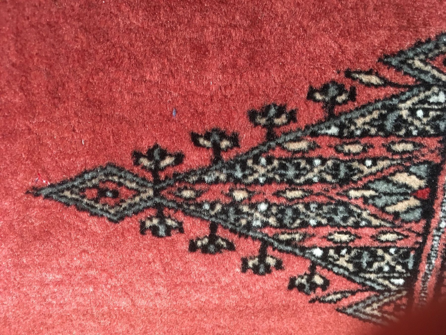 Teppiche: Antiker Hand geknüpfter  Teppich in rot – Gebraucht aus Bettwiesen von Zustand57 2