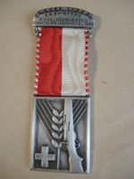 1949 Schützenfest Auszeichnung Medaille Kranz Feldschiessen