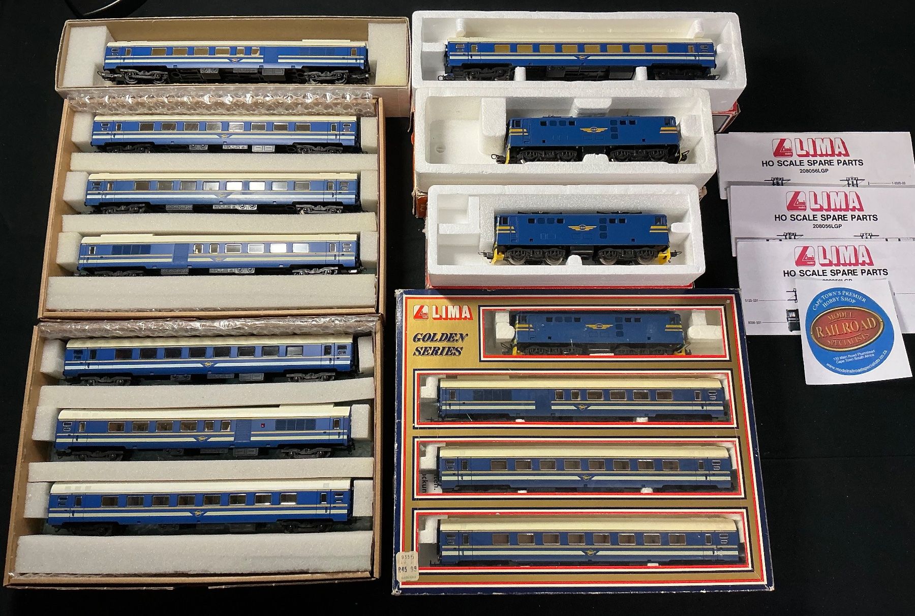 Lima Modellini di ferrovie: Lima H0, Blue Train der SAR, Gleichstrom, Analog – Usato da Neerach venduto da Amtrak283 4