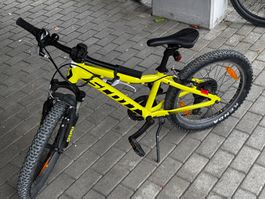 KINDER VELO Fahrrad Mountainbike SCOTT Gelb 20“ Federung