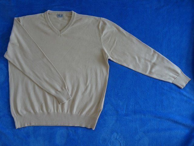 Maglioni & Felpe: Strickpullover Herren beige, Gr.52-54, 100% Baumwolle – Usato da Berikon venduto da Splendida43 2
