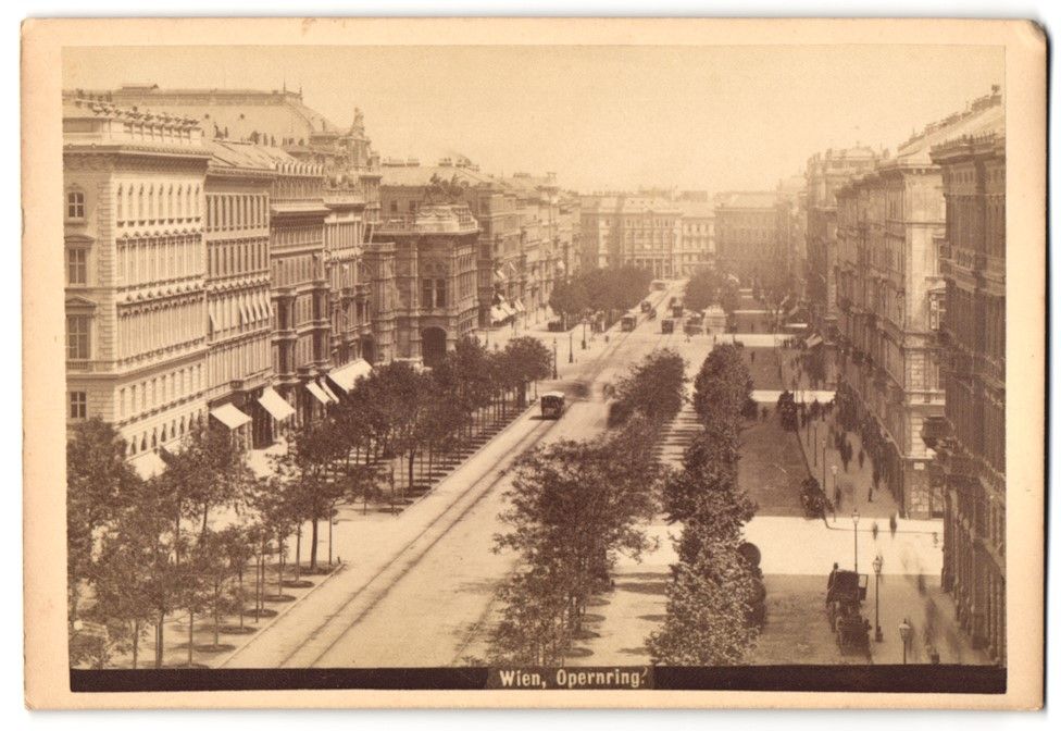 Fotografie & Manifesti: Fotografie Wien, Blick in den Opernring  – Usato da Berlin venduto da bartko-reher