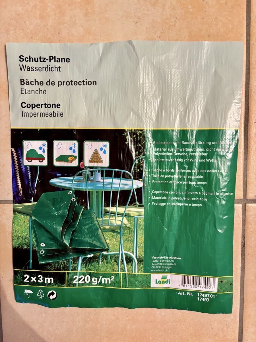 Sonstiges: Bâche protection  – Neu und originalverpackt aus Denens von RomainSecondeMain 2