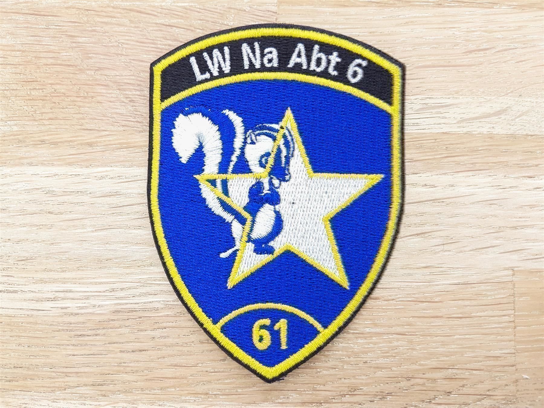 Plaketten & Abzeichen: Badge LW Na Abt 6 61 blau – Gebraucht aus Erlinsbach von S700