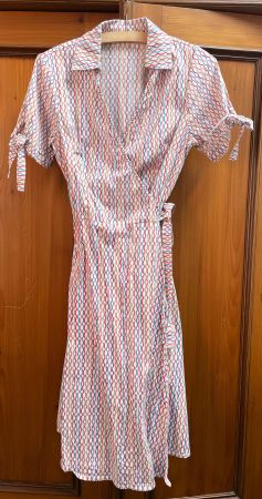 Vintage Wickelkleid Marke CIRCUS / Grösse S