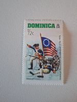 Dominica Briefmarke, 1/2c, Amerikanische Revolution 1776!