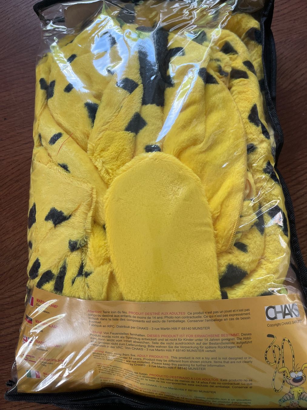 Costumi: Marsupilami costume taille pour 1m90 – Usato da Plan-les-Ouates venduto da babsbonplan 3