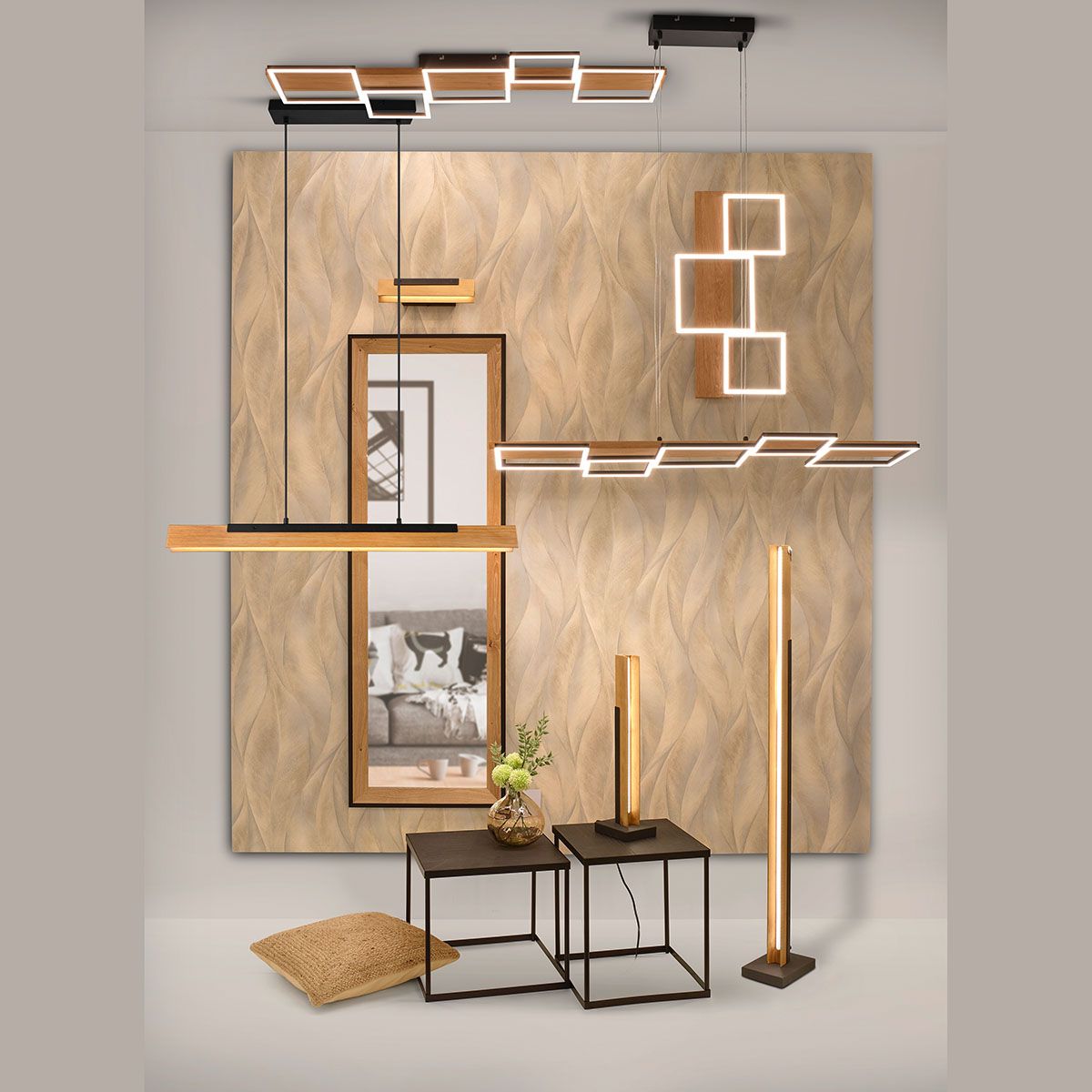 Lampadari & plafoniere: LED Deckenleuchte, Dimmbar, Holz – Nuovo (secondo la descrizione) da Kreuzlingen venduto da Smart-Light 2