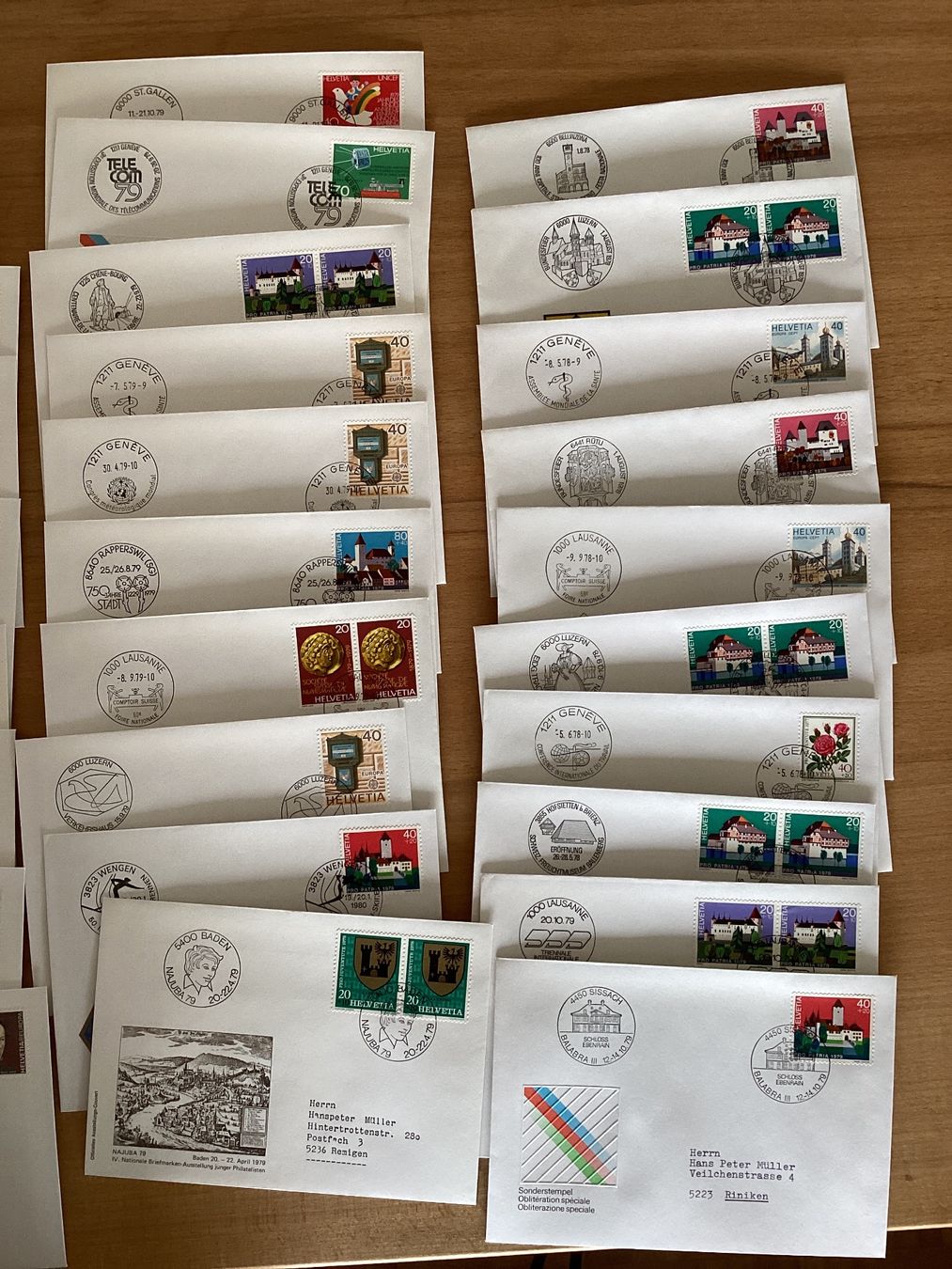 Tutti i francobolli: sonderstempel briefmarke – Usato da Reinach BL venduto da andreas_mueller 1