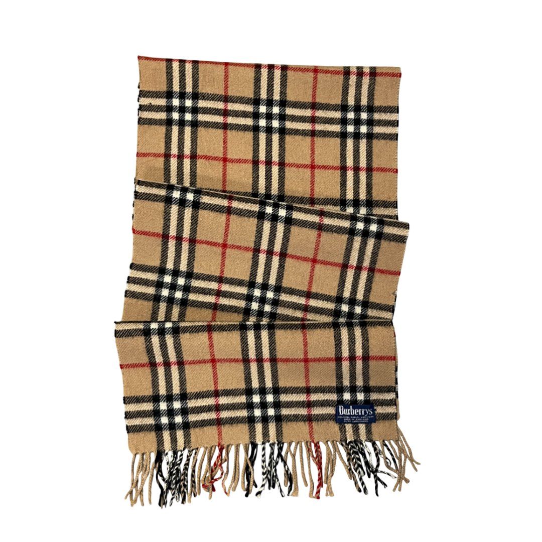 Burberry Foulard & Sciarpe: Vintage Burberry Scarf 100% Lambswool – Usato da Chamoson venduto da Sapoloshop