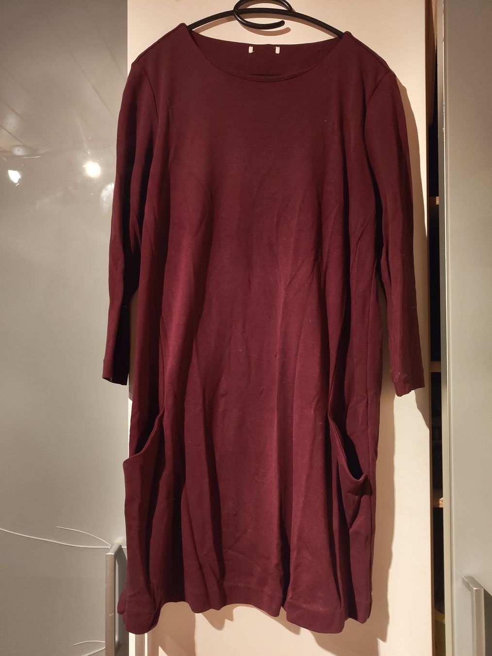 Vestiti: Kleid mit Taschen / Grösse XL / Bordeau – Usato da Schänis venduto da Second_Life_
