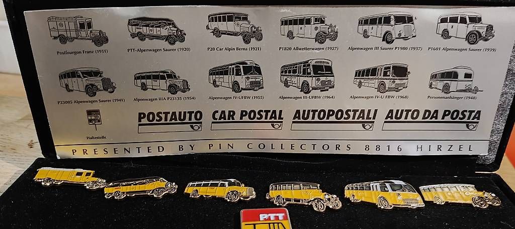 Plaquettes & Badges: Pins Postauto Oldtimer  – D'occasion à Biel/Bienne par shariluna 2