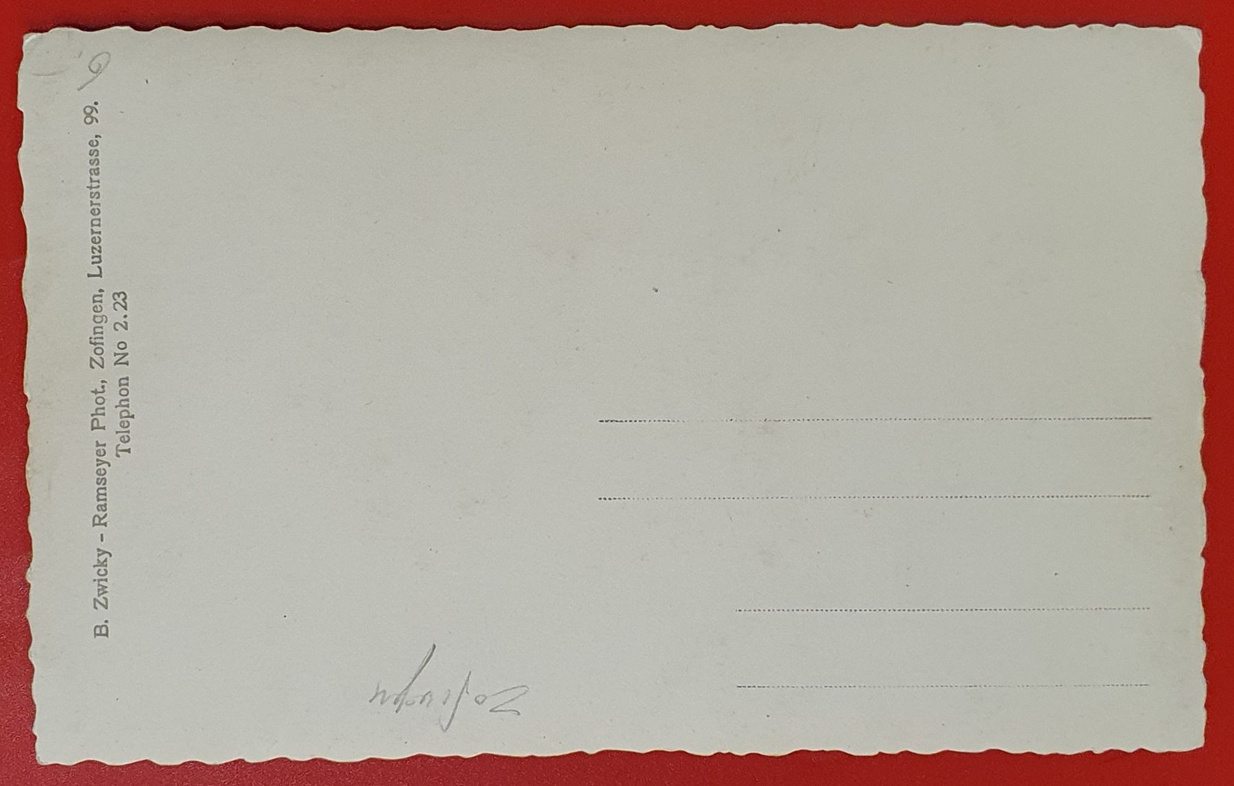 Cartoline postali: Zofingen - Bäckerei – Usato da Kreuzlingen venduto da Rschweiz1 1