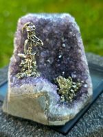 ✨⛏️ Amethyst mit Pyrit & Minenarbeiter ⛏️✨ A 180g
