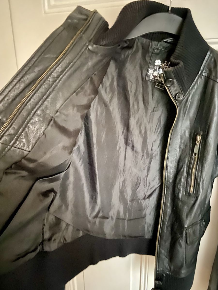 Zara Jacken: Zara Trf Lederjacke schwarz Gr.S – Gebraucht aus Zürich von Unique2400 3