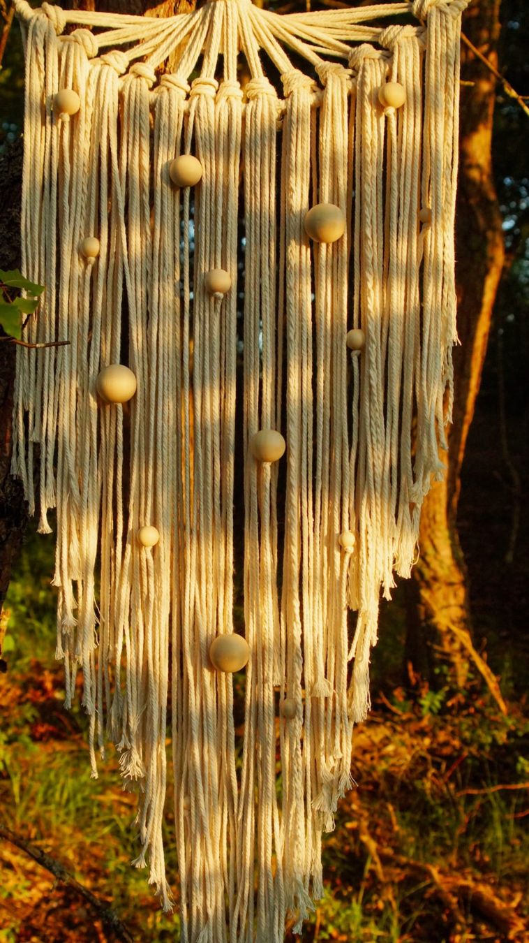 Tutte le decorazioni: Handgefertigter Makramee-Lebensbaum, Boho-Dekoraration ø50cm – Nuovo e nell'imballaggio originale da Tafers venduto da JP911 5