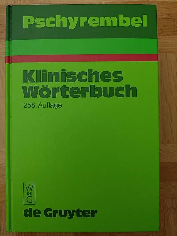 Bücher: Klinisches Wörterbuch – Gebraucht aus Frenkendorf von poi19
