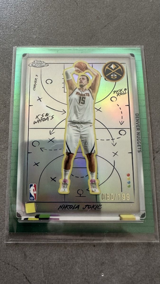 Nba Carte collezionabili: Nikola Jokic Aqua Refractor 080/199 Denver Nuggets – Usato da Affoltern am Albis venduto da mr_choppa