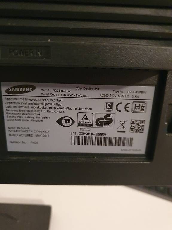 Monitore: Monitor Samsung S22E450 – Gebraucht aus Agno von mediomas 3