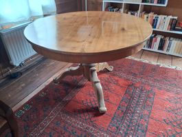 Runder Holztisch   Louis-Philippe