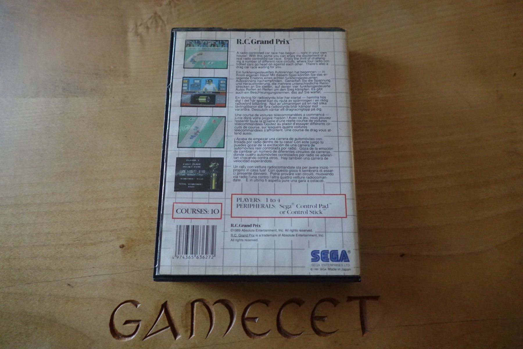 Sega Giochi: R.C. Grand Prix - Sega Master System – Usato da Steinach venduto da Gamecet 2