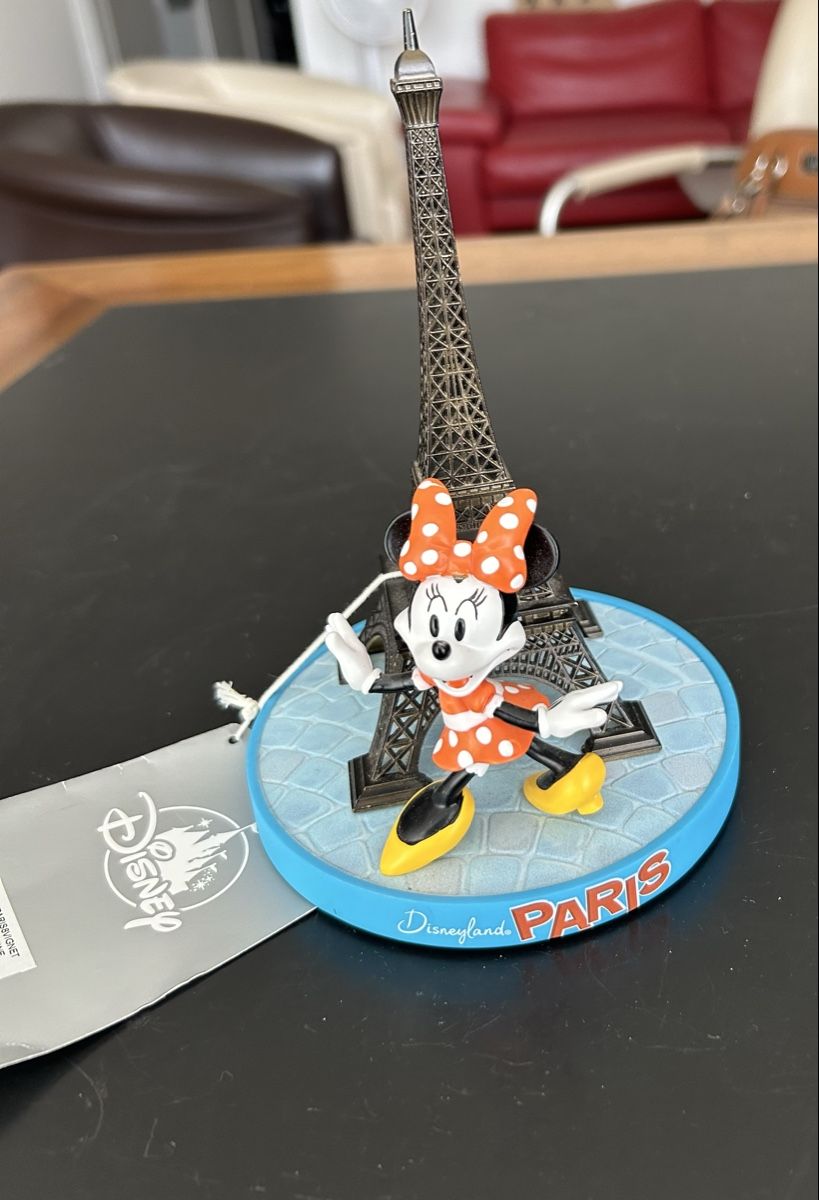 Disney Tutte le decorazioni: Minnie Figur mit Eiffelturm in Paris – Usato da Zumikon venduto da tuna007 1