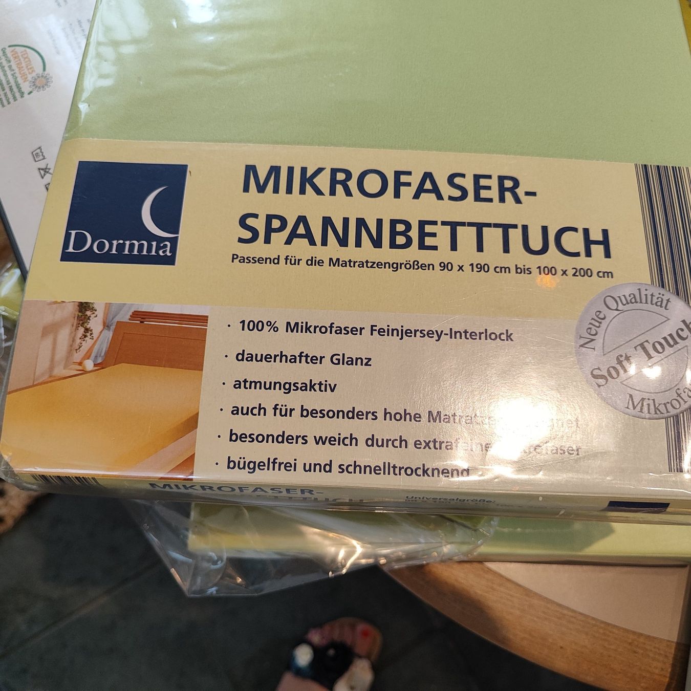 Biancheria da letto: Fixleintuch  im verschiedene Grünfarbe – Nuovo e nell'imballaggio originale da Langnau am Albis venduto da Judithsebi 5