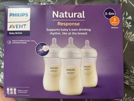 NEU Philips Avent Natural Response Babyflaschen 260 ml