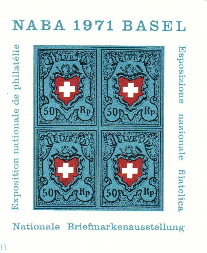 Tous les timbres: Naba Basel 1971 – D'occasion à Petit-Lancy par Pimose