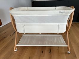 Beistellbett BabyGo weiss Holzgestell guter Zustand