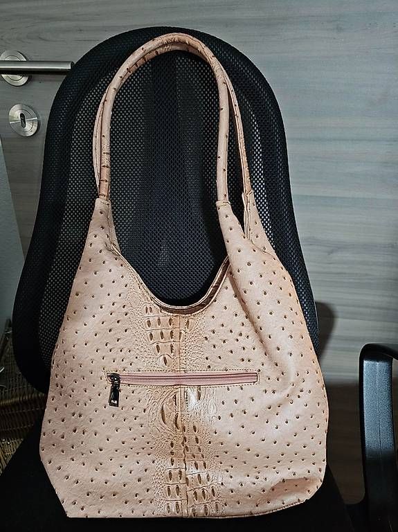 Borse da donna: Handtasche lachsfarben aus Kunstleder – Nuovo e nell'imballaggio originale da Sulz AG venduto da Cacuzza 1