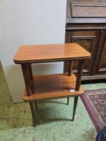 Beistelltisch Vintage Holz zwei Ebenen
