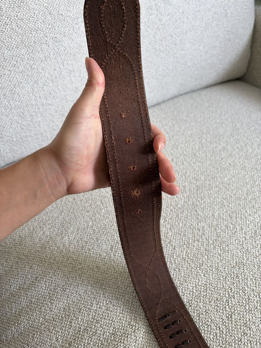 Cinture: Brown leather belt  – Usato da Zürich venduto da dor_9l9g 3