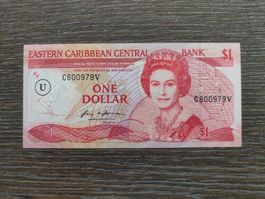 East Caribbean Anguilla 1 Dollar, unc. !!!!!!