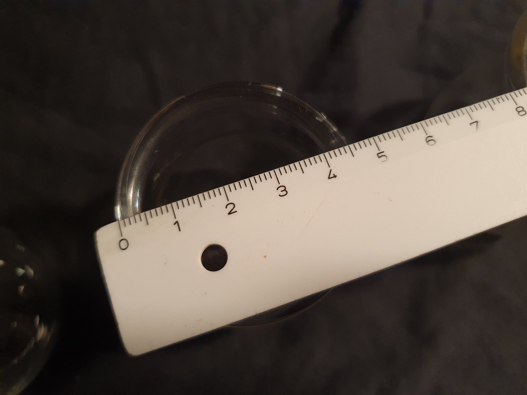 Attrezzature mediche: 3 Feuer-Schröpfgläser mit 4cm Öffnung – Usato da Worb venduto da FroLok 4