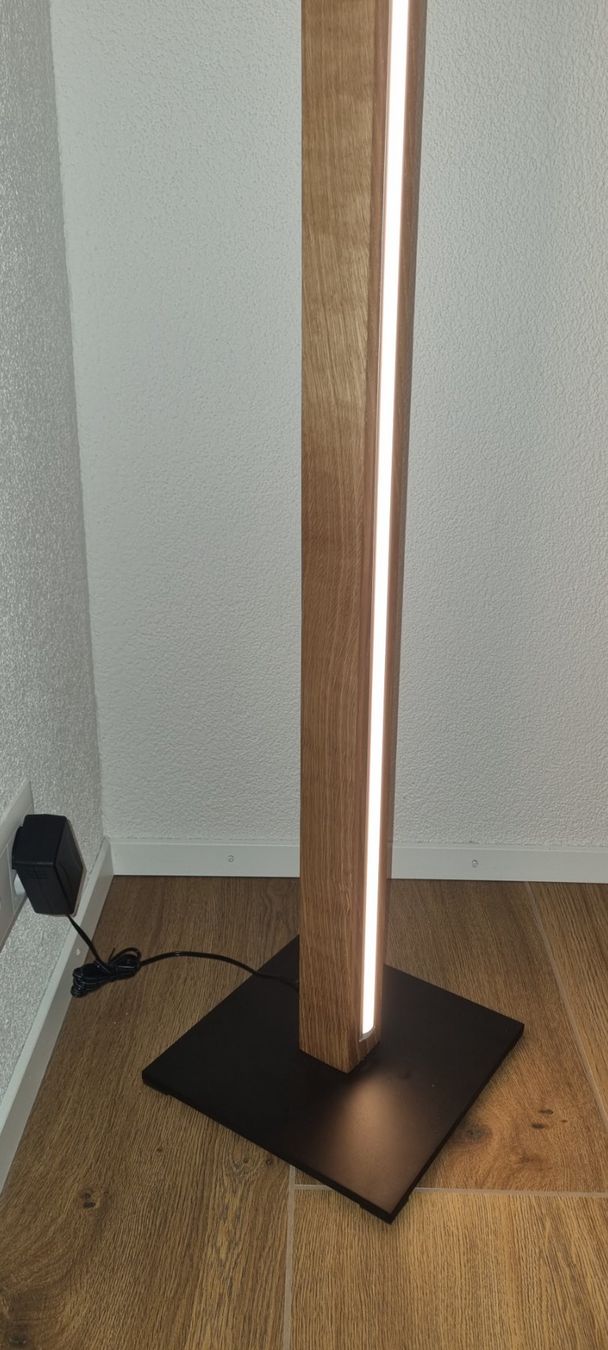 Lampade: Massiv Eichenholz-LED-Stehleuchte 160cm – Nuovo (secondo la descrizione) da Pfeffikon LU venduto da Andy1969 2
